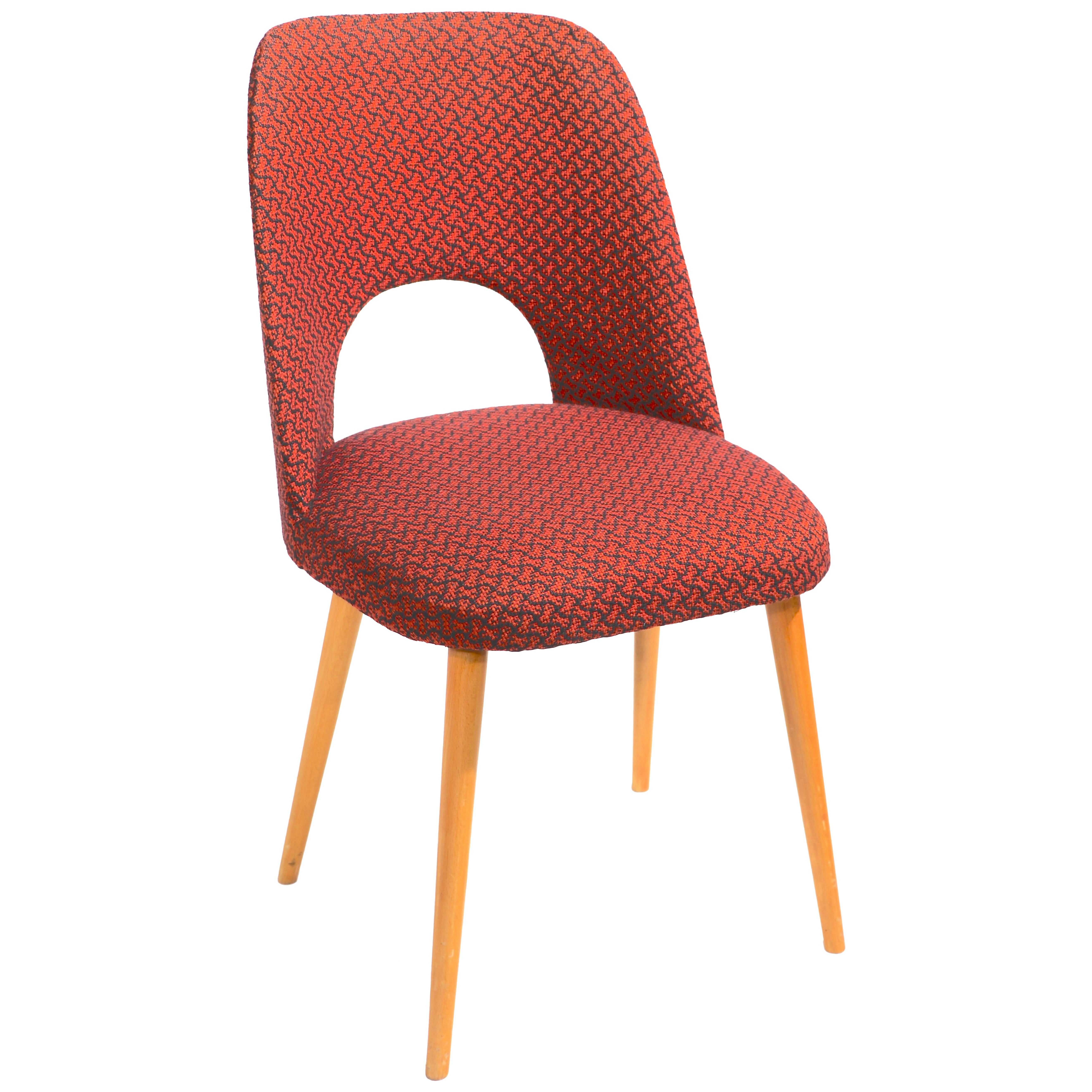 Classic Mid Century Side Chair by French Maker Jomaine Baumann For Sale