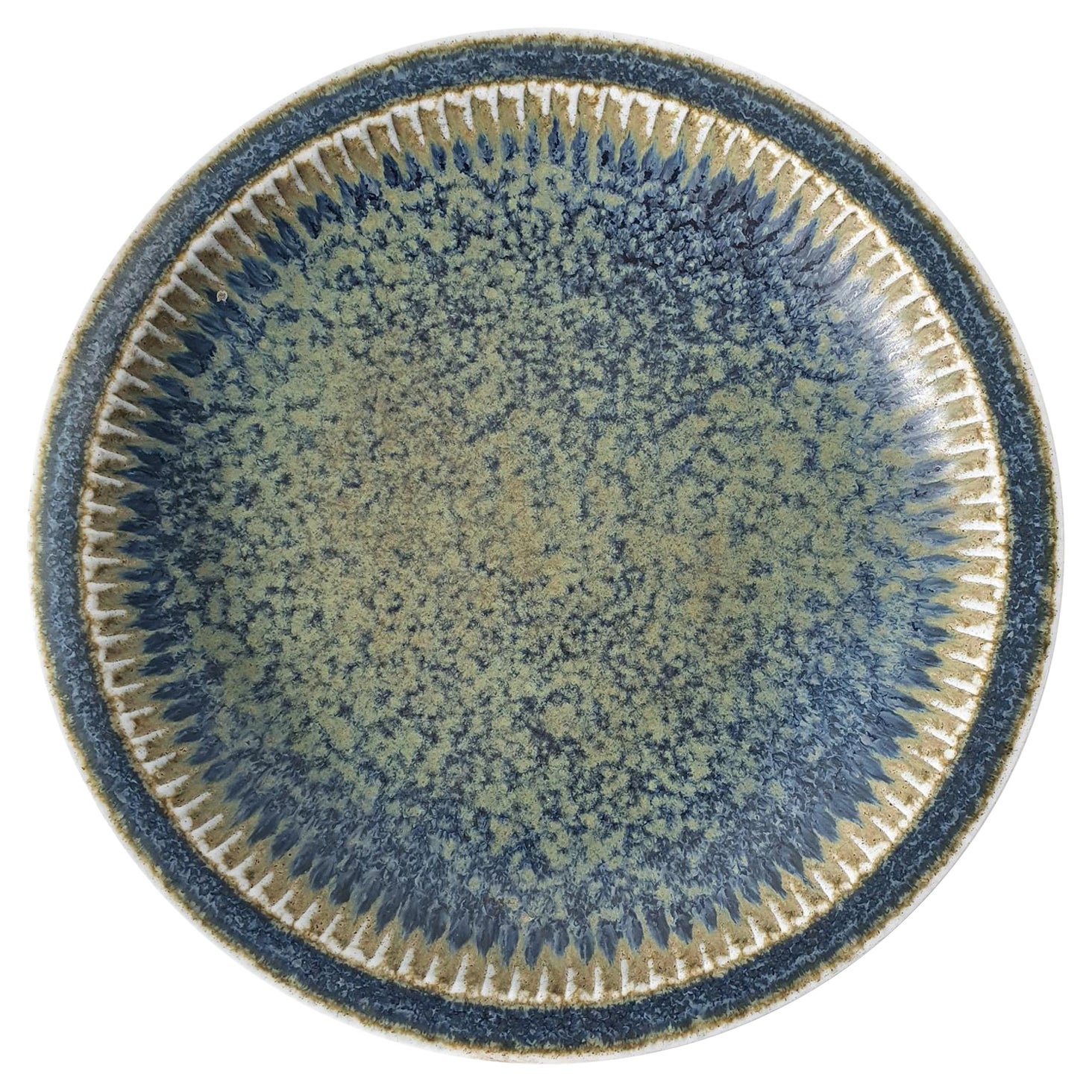 Ceramic Plate by Carl-Harry Stålhane for Rörstrand Sweden