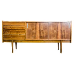 Mid-Century Vintage Walnut Sideboard from Bytomskie Furniture Factories, 1960s