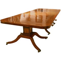 English Regency Mahogany Dining Table