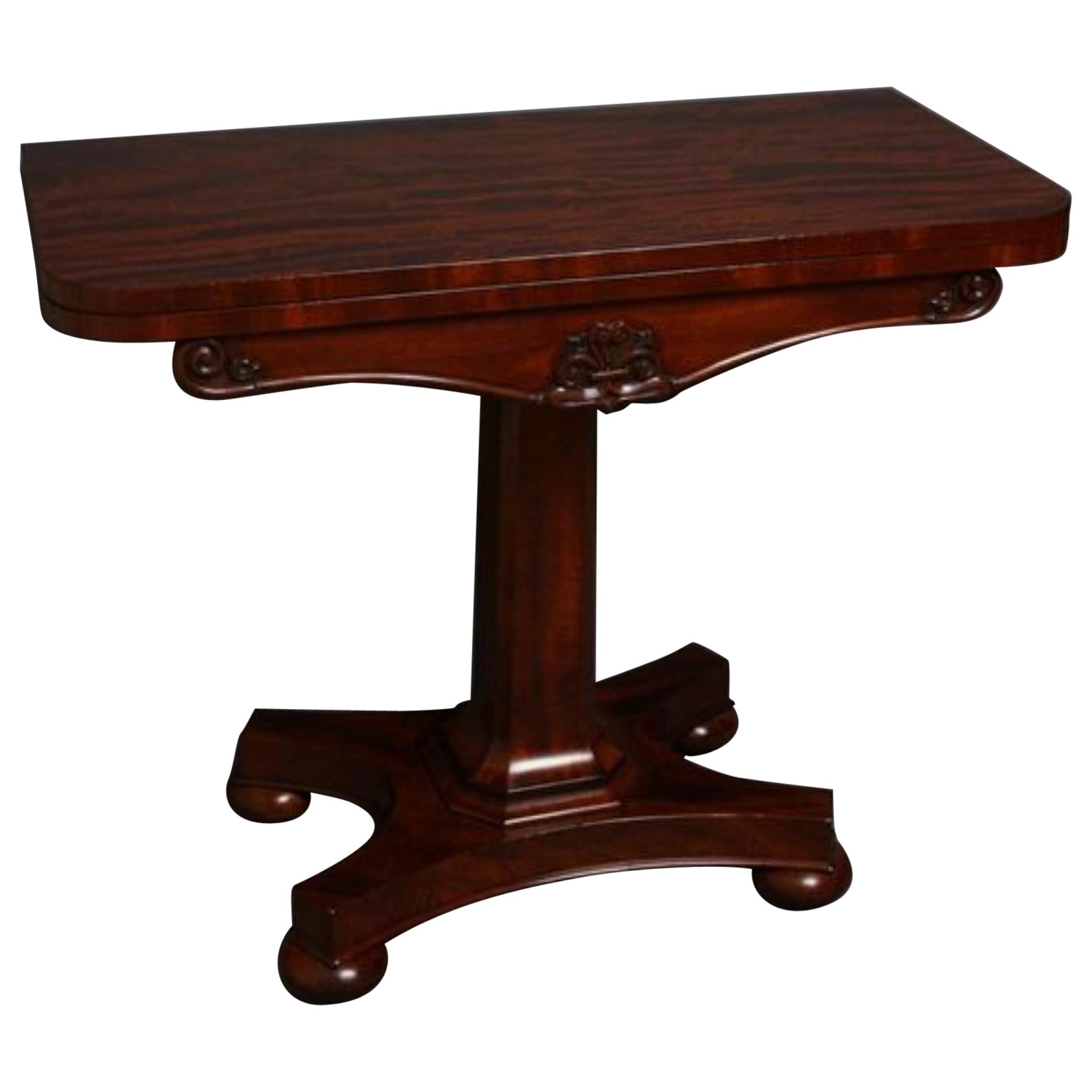 Fine William IV Mahogany Games Table For Sale
