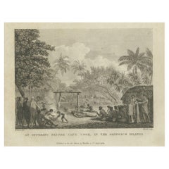 An Offering Before Capt Cook in The Sandwich Islands 'Hawaii', 1784