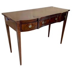 Antique Edwardian Quality Mahogany Inlaid Side Table