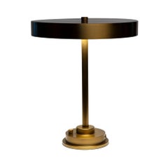 Modern Industrial Brass Table Lamp