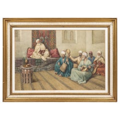 Enrico Tarenghi Orientalist Watercolor Painting