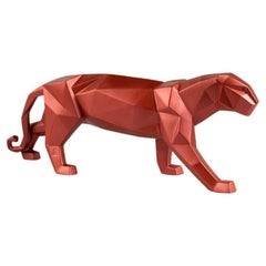 Lladró Panther, Metallic Red
