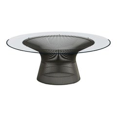 Table basse Warren Platner en bronze conçue pour Knoll