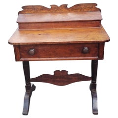 Vintage 1800s New England Pine Writing Desk