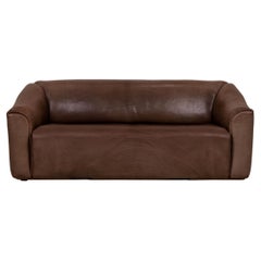 De Sede Ds 47 Leather Sofa Brown Three-Seater Couch