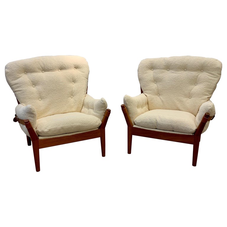 Pair of Lounge Chair Model 4521 by John Mortensen