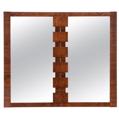 Mid-Century Modern "Stacatto" Wall Hanging Mirror by Lane Furniture