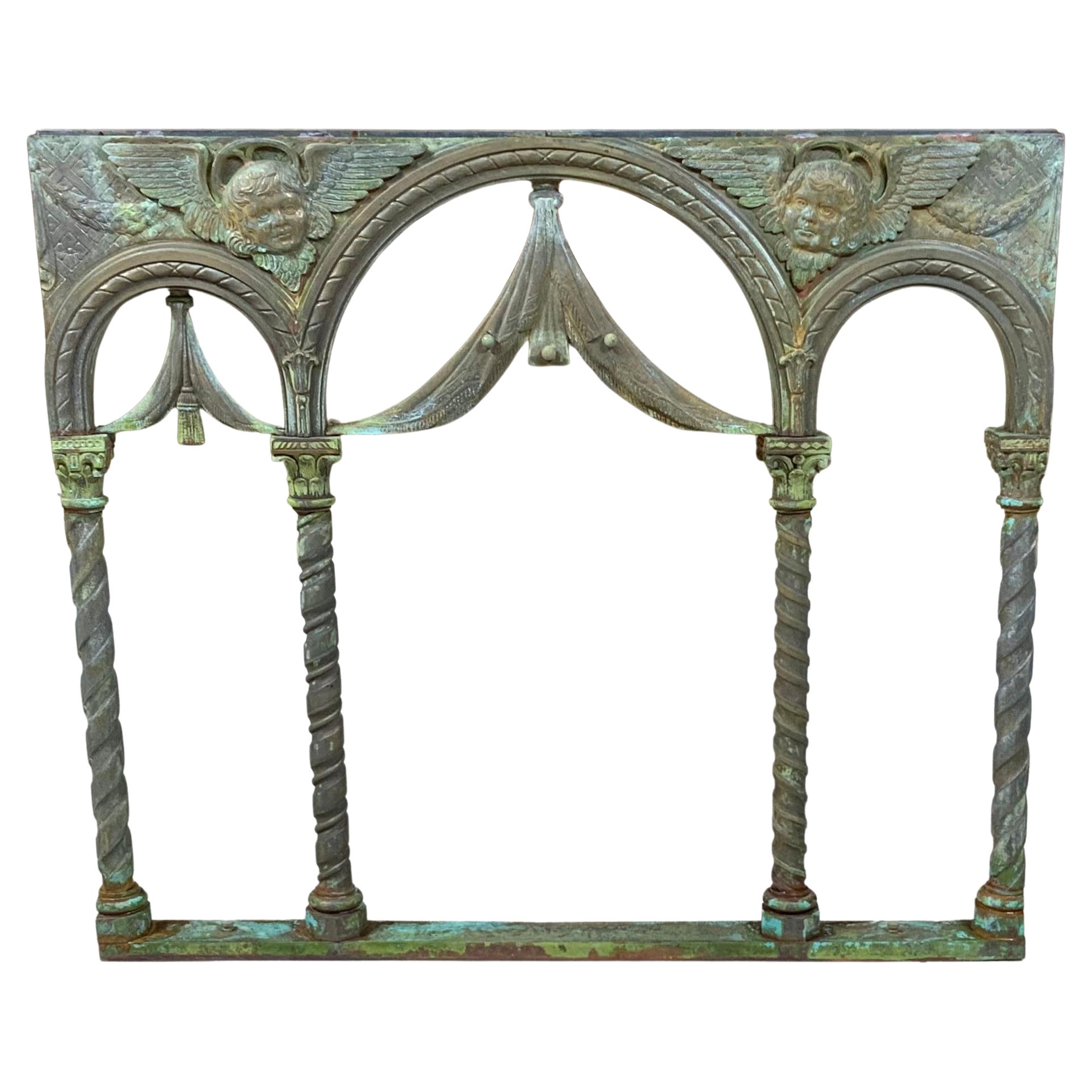 19 Century Brass And Bronze Architectural Element For Sale