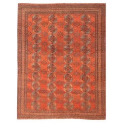 Large Turkomen Rug with All-Over Gul Bokhara Design