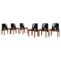 Afra & Tobia Scarpa "121" Dining Chairs for Cassina, 1968, Set of 6