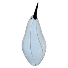 Tall Penguin Murano Glass Lamp, Italy, 1980s