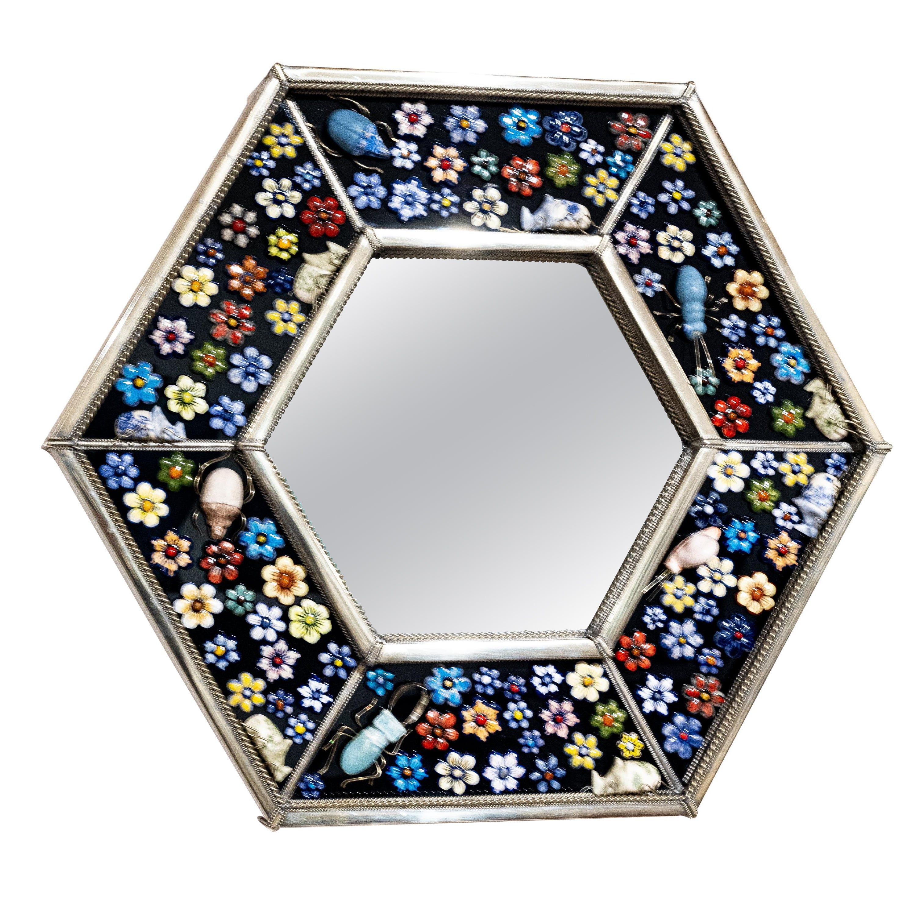 Woodlice Mirror For Sale at 1stDibs