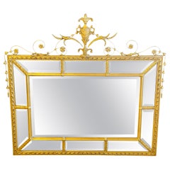 Adams Style Wall, Console or Over the Mantle Mirror
