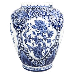 Large Mid-20th Century Dutch Delft Vase