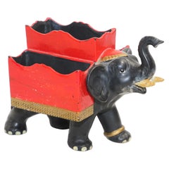 Vintage Swank Japan Desk Caddy Dresser Valet Elephant