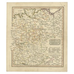 Antique Map of the Federate States of Germany, c.1820