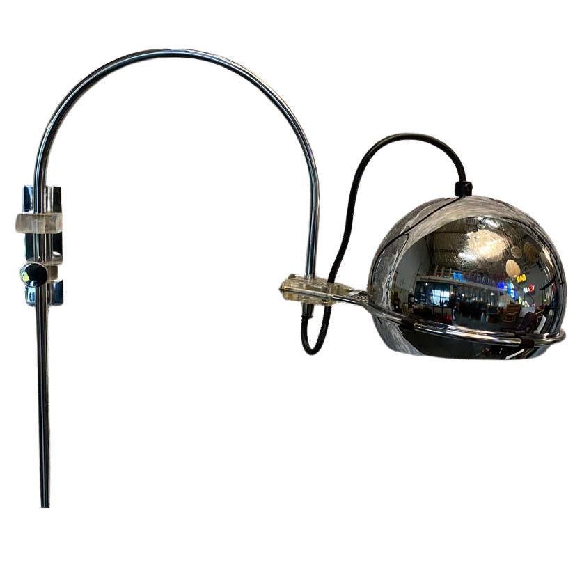 1970s Wall Mount Arc Lamp at 1stDibs