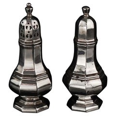 Pair of Sterling Silver Salt and Pepper