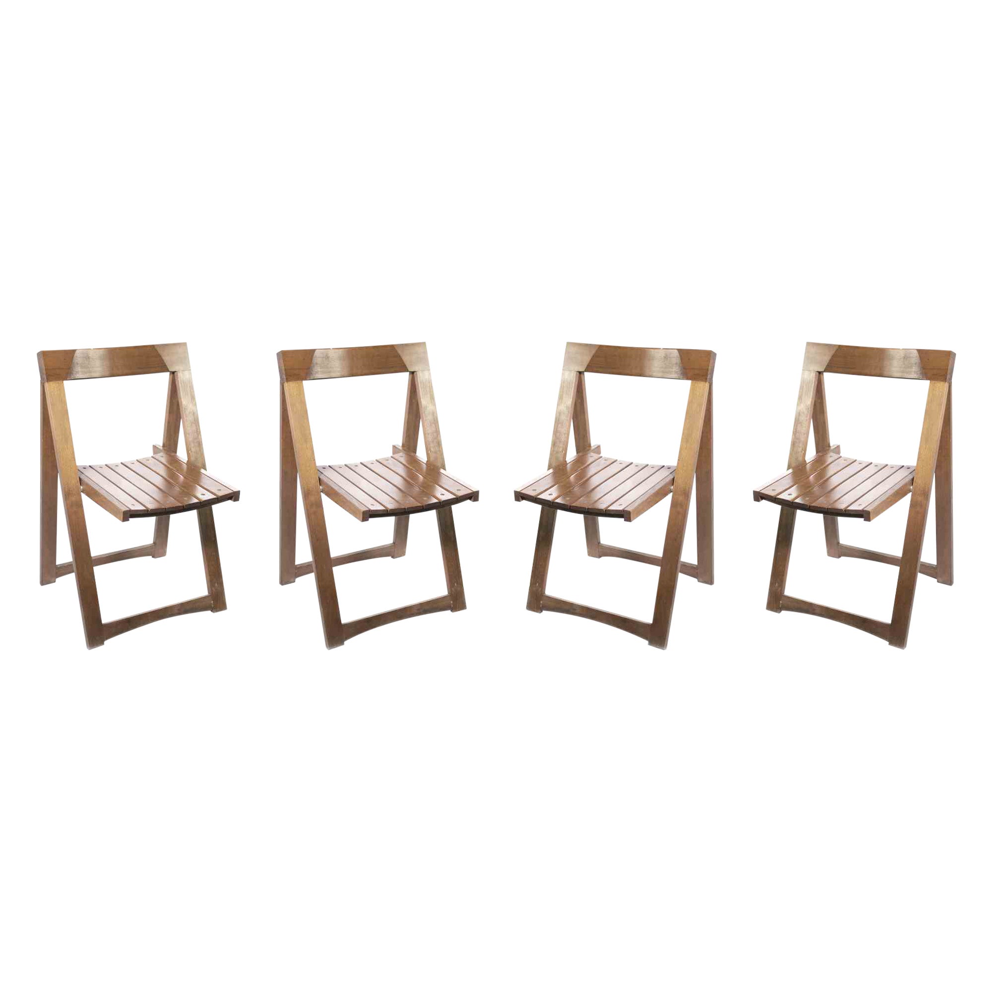 Set of Trieste Chairs in the Style of Aldo Jacober, 1960s