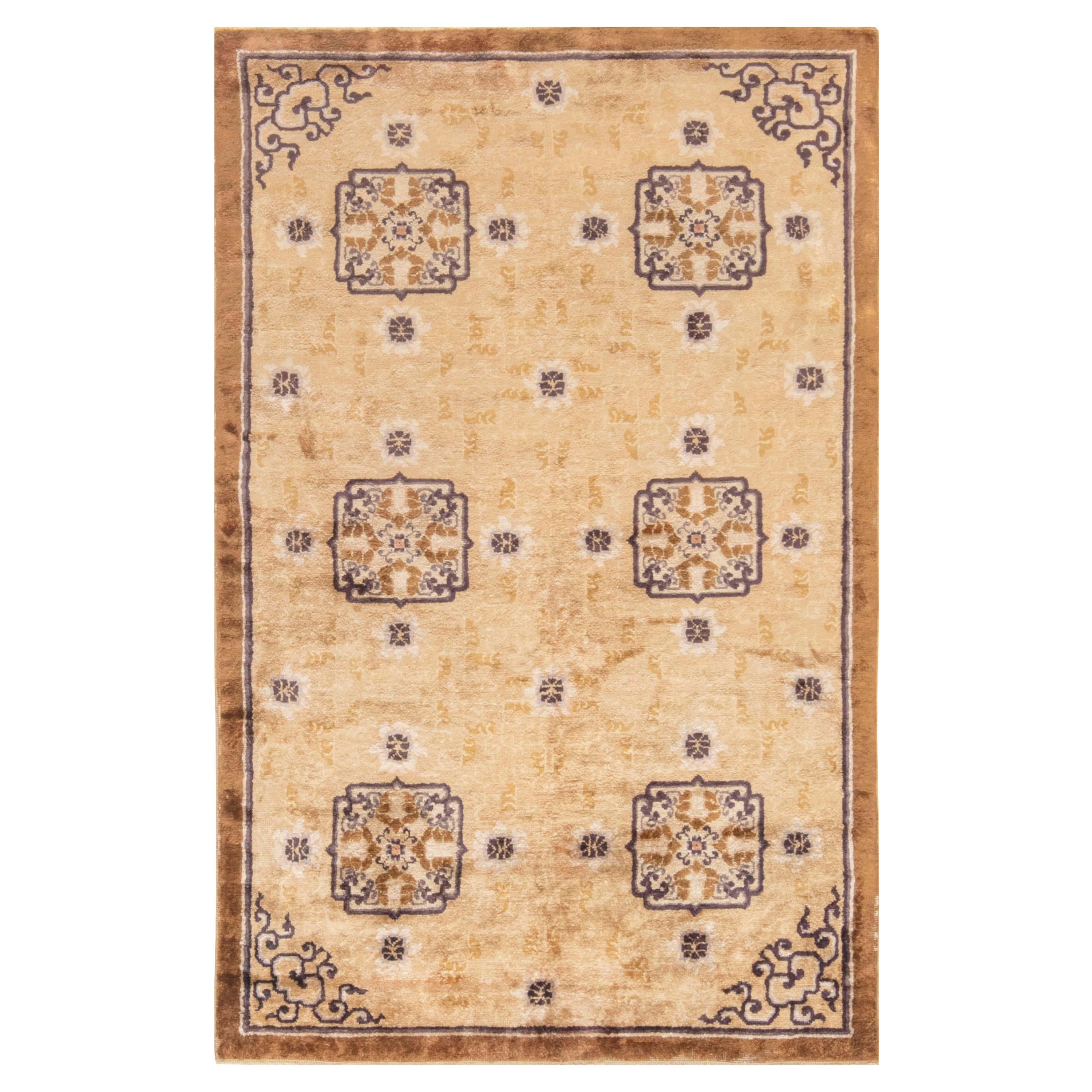 Authentic Chinese Handmade Silk Rug at 1stDibs