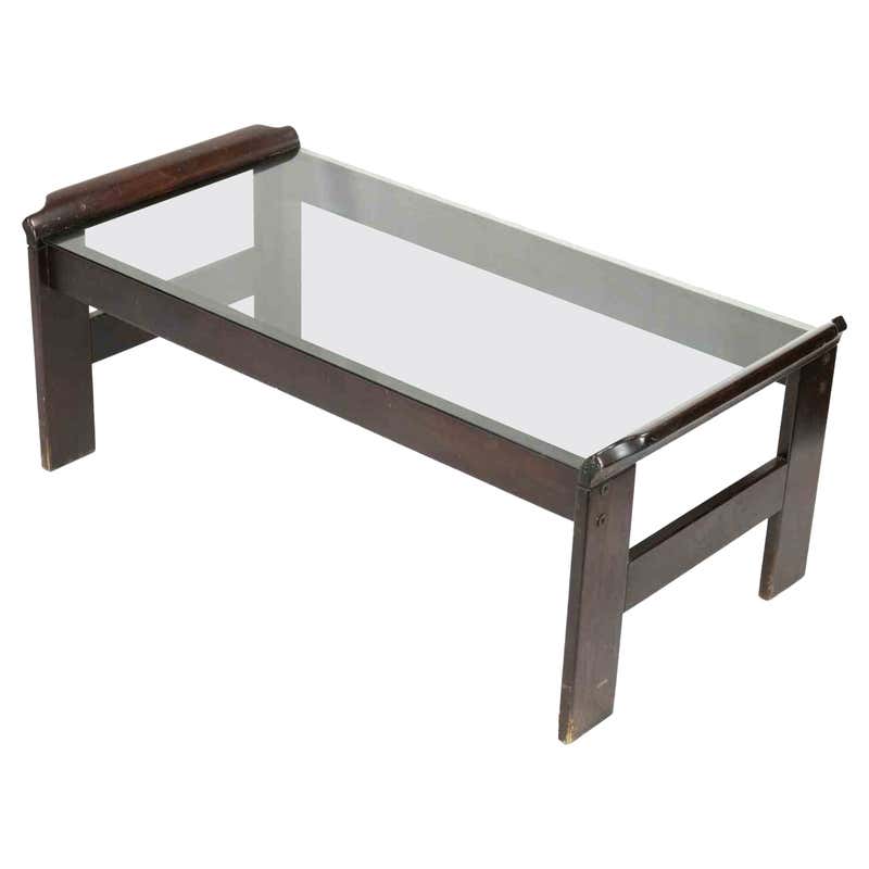 Italian Coffee Table in Rattan and Glass with Three Risers at 1stDibs ...