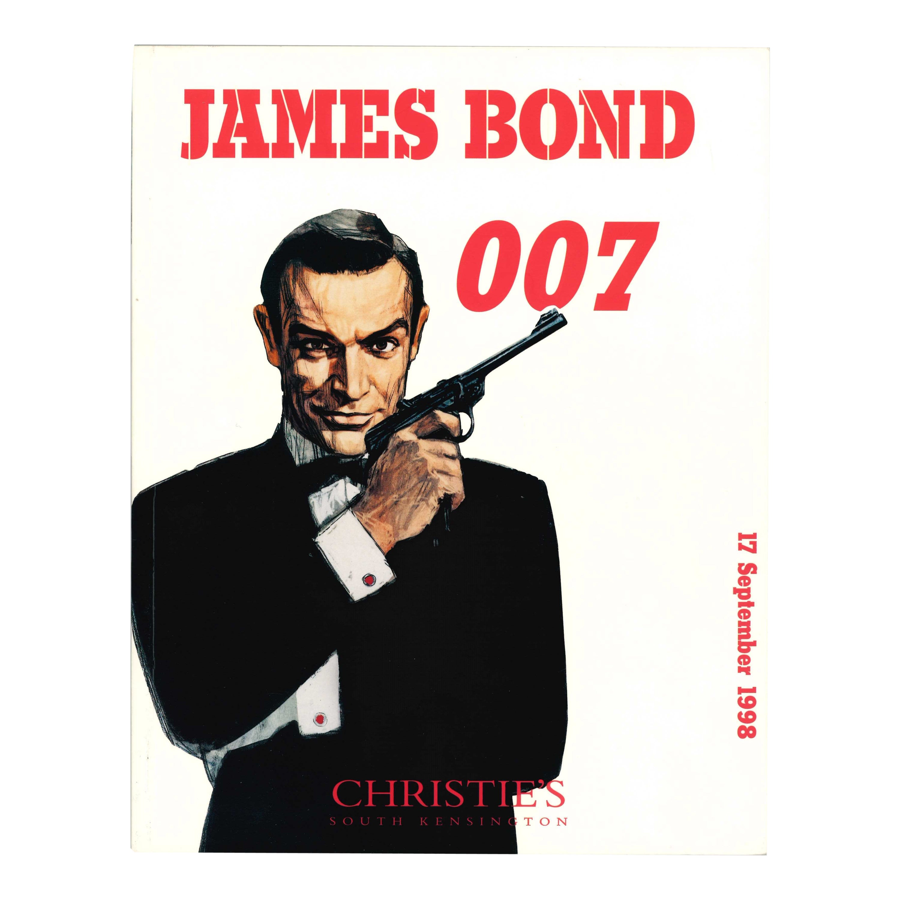 James Bond 007, Catalogue de vente Christies de septembre 1998 (livre) en vente
