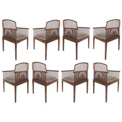 Vintage Davis Allen "Exeter" Chairs Stendig for Knoll, Italy 1983, Set '8'