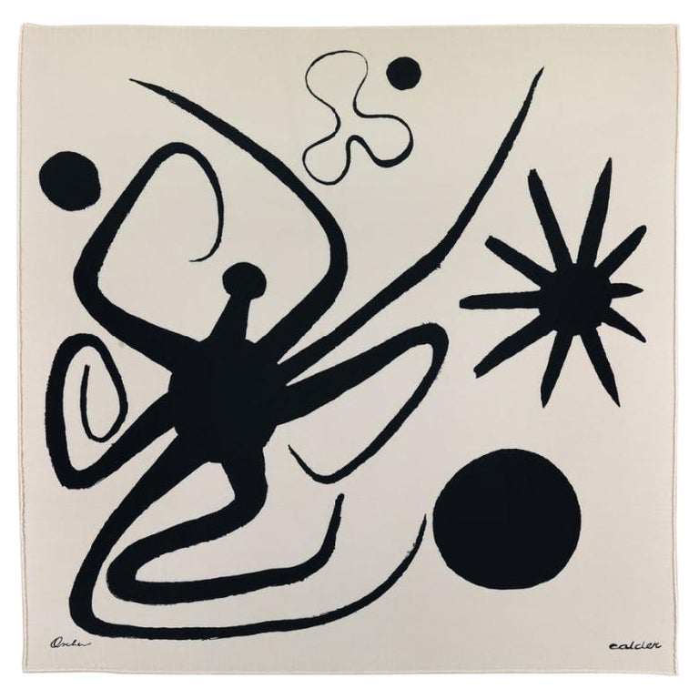 Alexander Calder, Silk Scarf, La Mer 1947 For Sale
