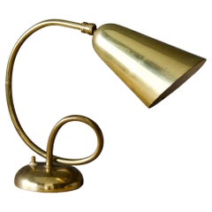 American Designer, Desk Light / Table Lamp, Brass, United States, 1950s