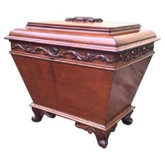 Antique Mahogany Wine Cooler Cellarette