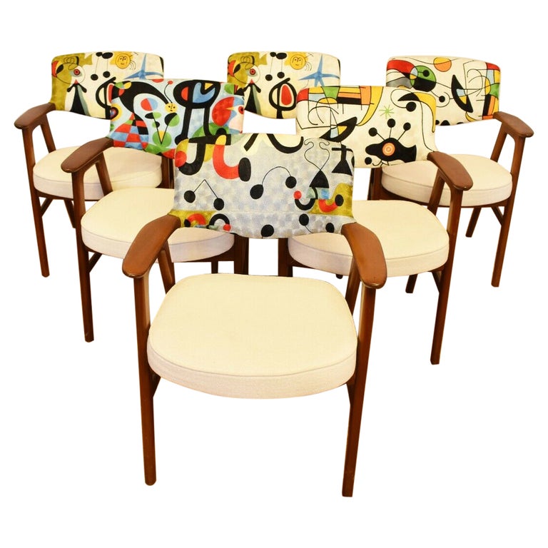 Erik Kirkegaard dining chairs, 1960, offered by Antique Modern Mix