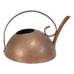 Retro Deco Copper Teapot