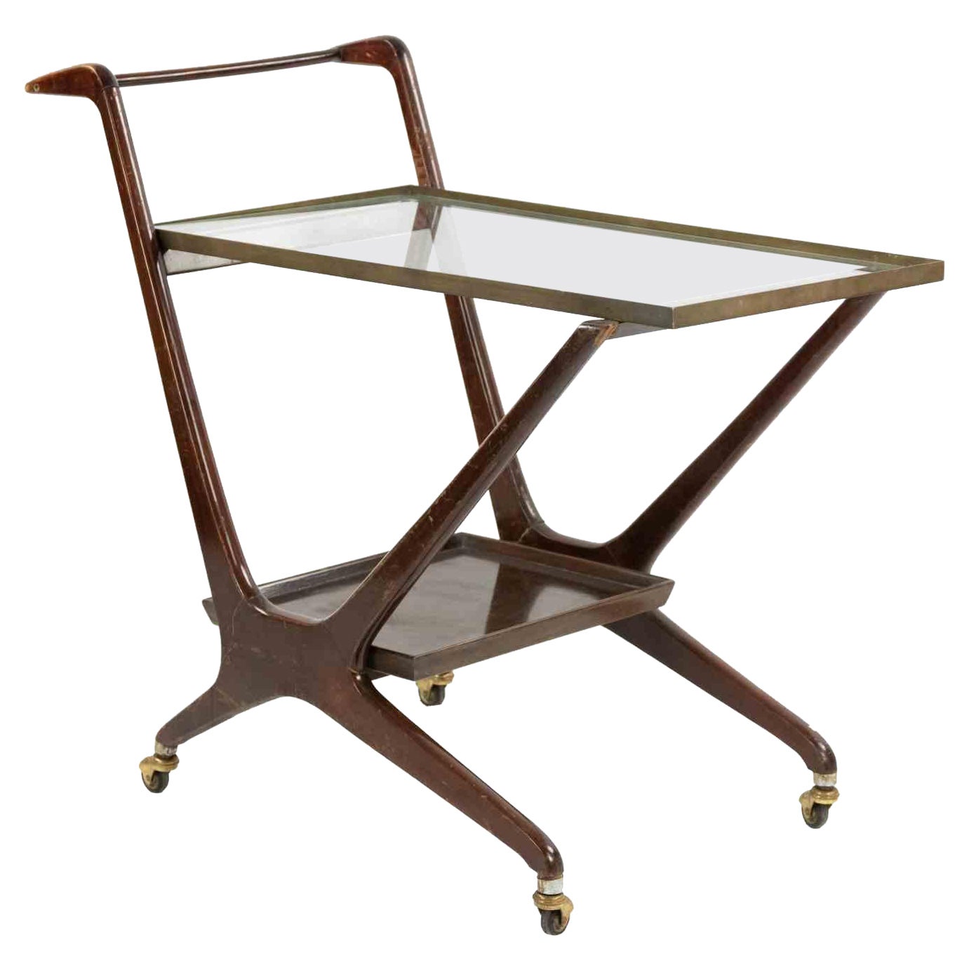Vintage Bar Cart by Ico Parisi, Italy, 1950s