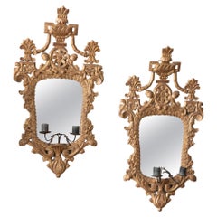 Pair of Gilt Wood 19th Century Mirrors