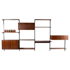 Vintage Danish Rosewood Wall Unit by Kai Kristiansen for FM 1960s