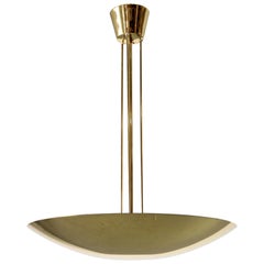 Mid-Century Pendant Lamp J.T. Kalmar Produced by Kalmar of Austria Brass, 1960s