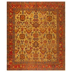 Used Turkish Oushak Rug 10' 10'' x 12' 8''