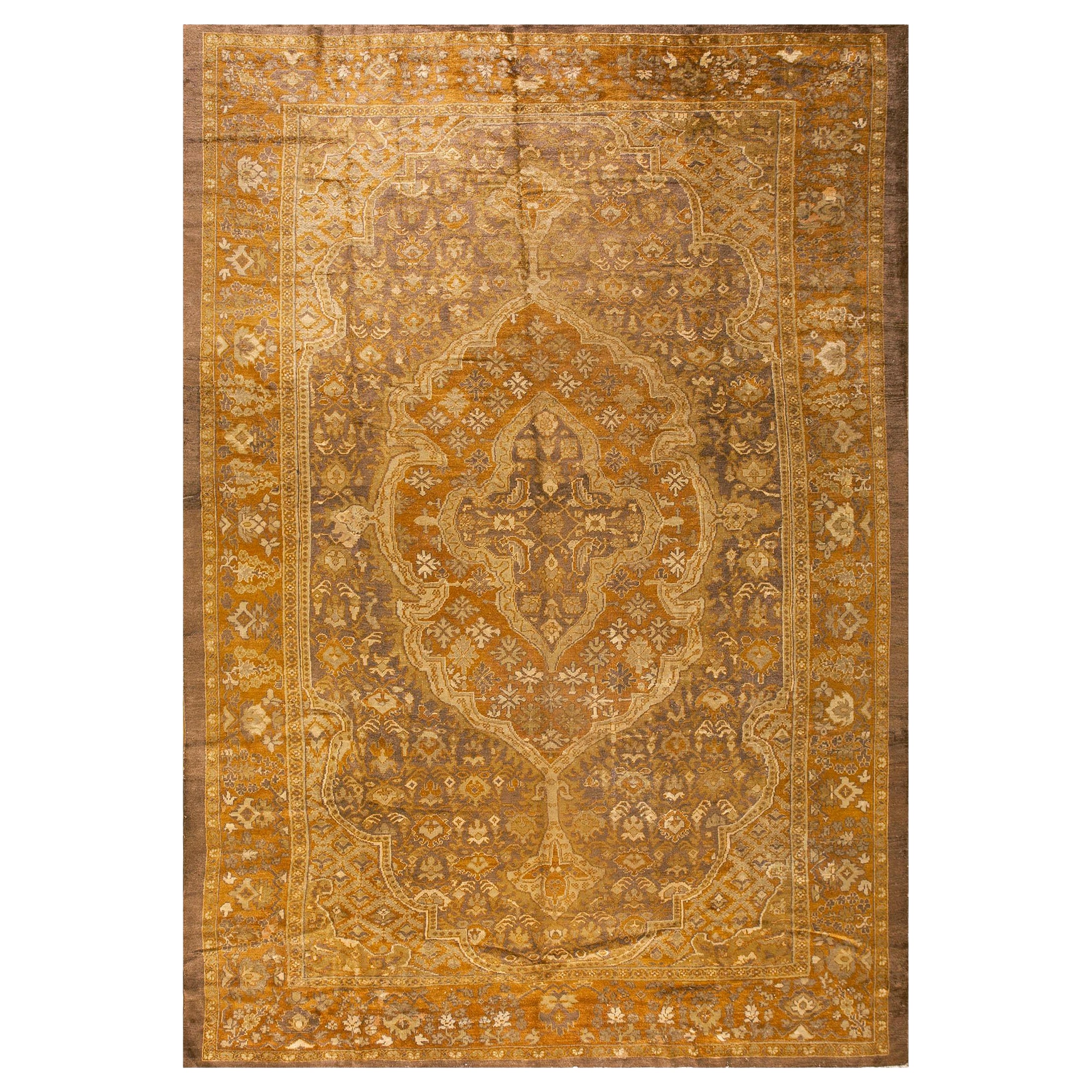 Early 20th Century Persian Sultanabad Carpet ( 10' x 13'6''- 305 x 410 ) For Sale