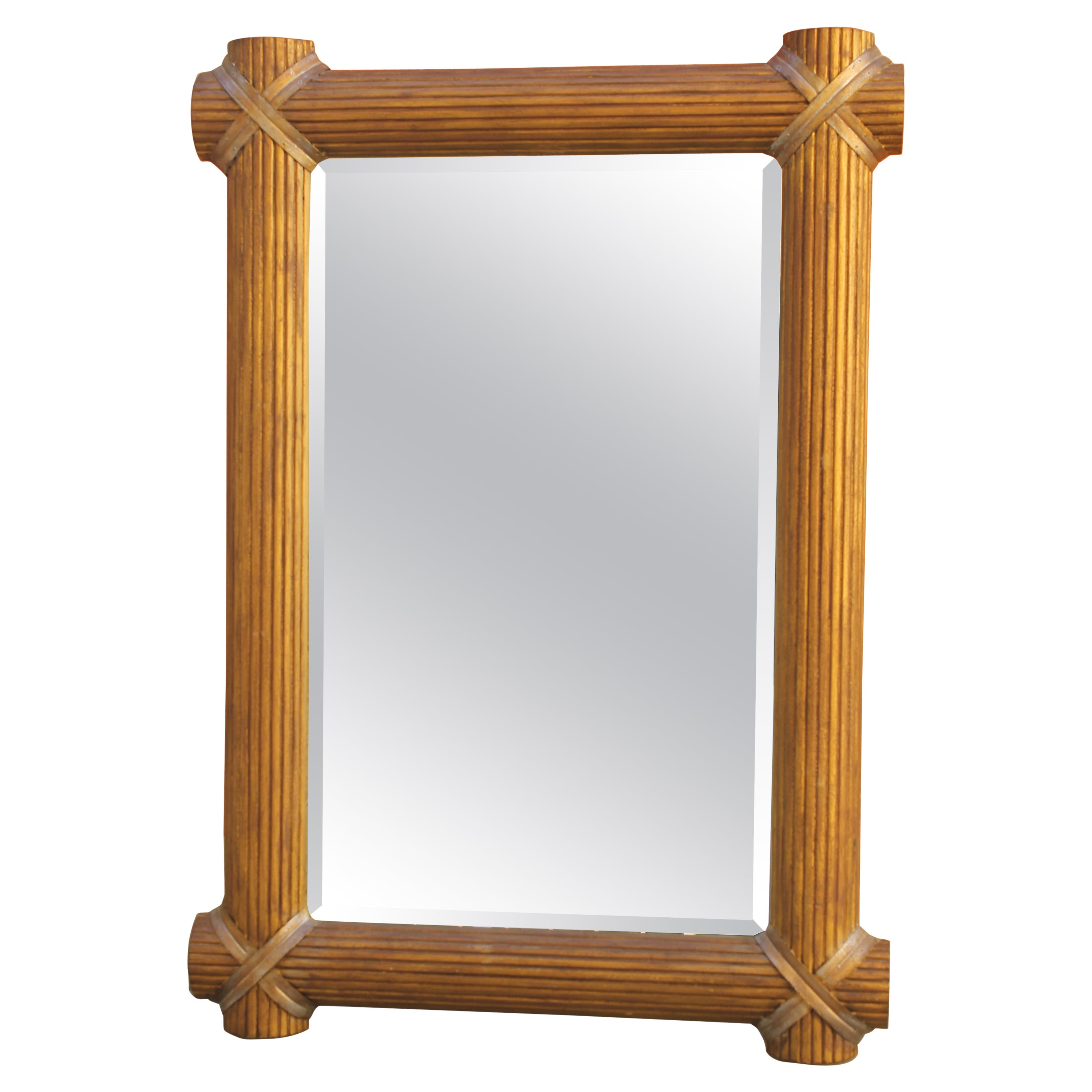 Large Classical Regency Framed Mirror For Sale