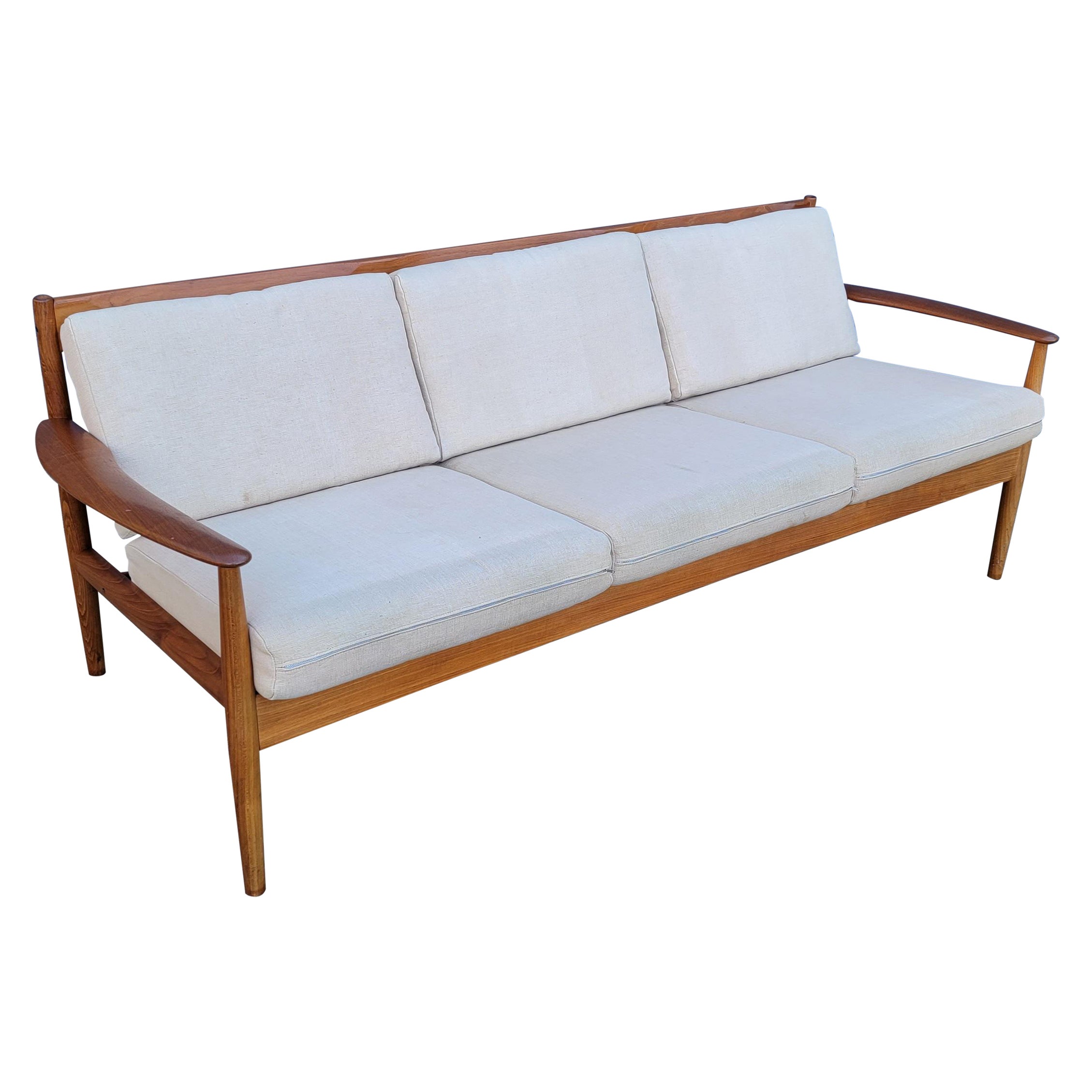 Grete Jalk Teak Danish Modern Sofa