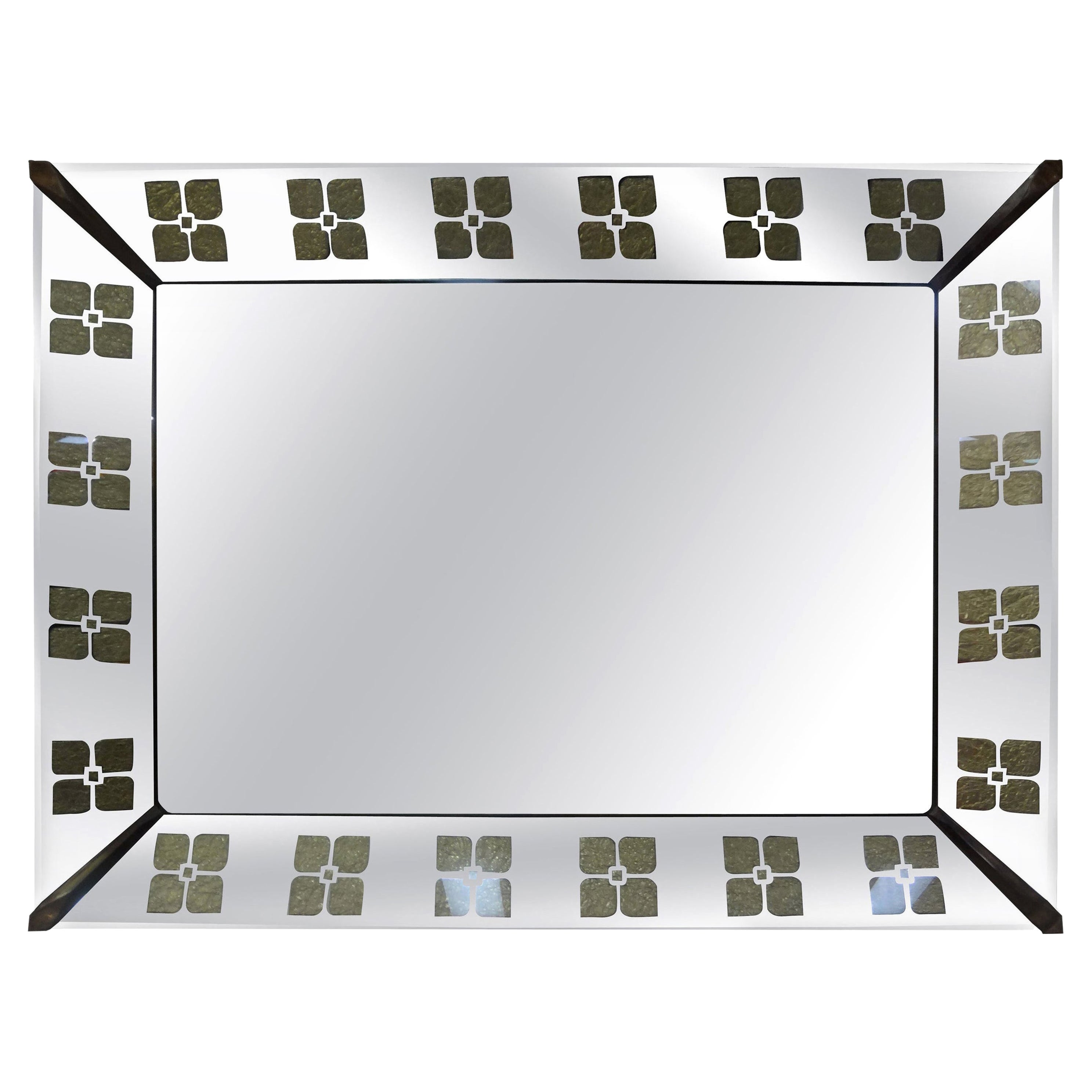 Large Hollywood Regency Venetian Mirror