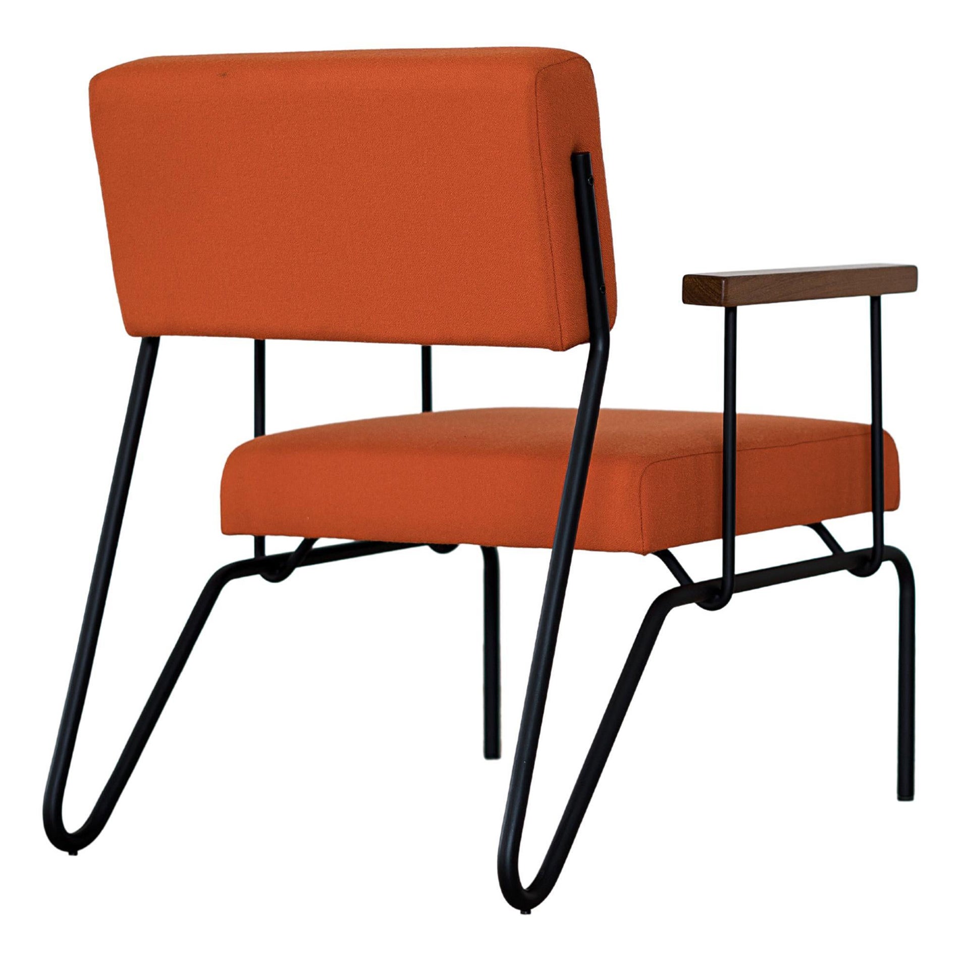 Minimalist Brazilian Armchair "Sandra" by Samuel Lamas