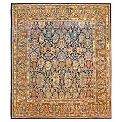Antiker persischer Bibikabad-Teppich 12' 4'' x 14' 2''