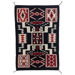 Navajo Rug Storm Pattern, Wool by Rena Robertson