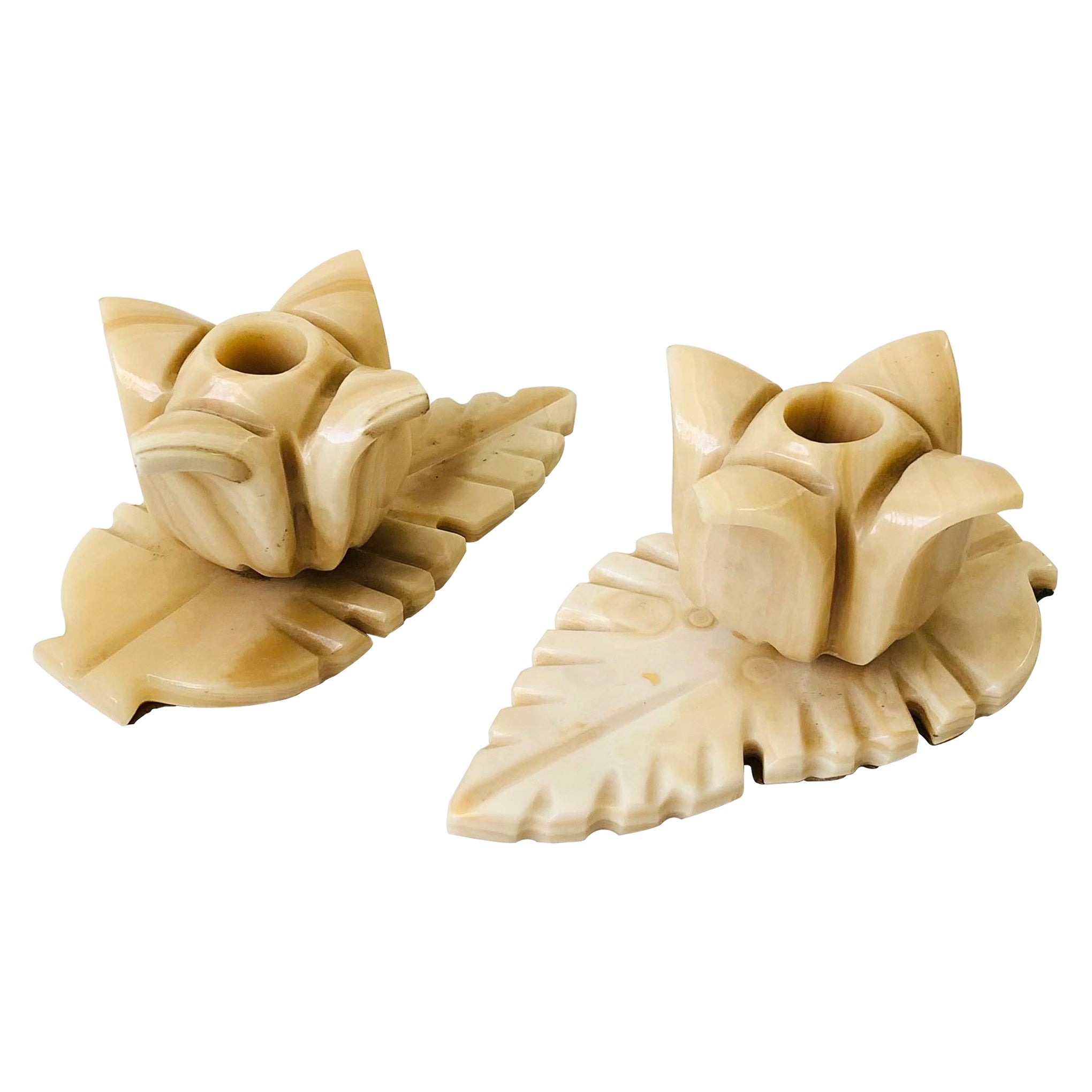 Collection of River Rock Candle Holders at 1stDibs