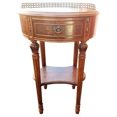 Phenix Furniture Renaissance Revival French Side Table Nightstand, circa 1910s